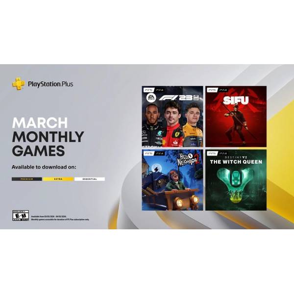 Які ігри роздаватимуть у PS Plus у березні