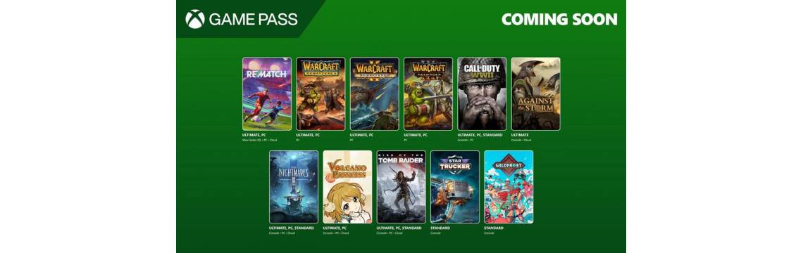 Game Pass друга половина червня 2025