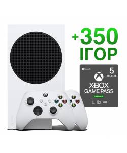 Microsoft Xbox Series S 512 Гб + Xbox Series Wireless Controller + 350 ігор на 9 місяців