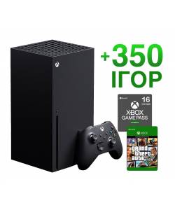 Microsoft Xbox Series X 1 Тб + 350 игр на 13 месяцев + GTA5